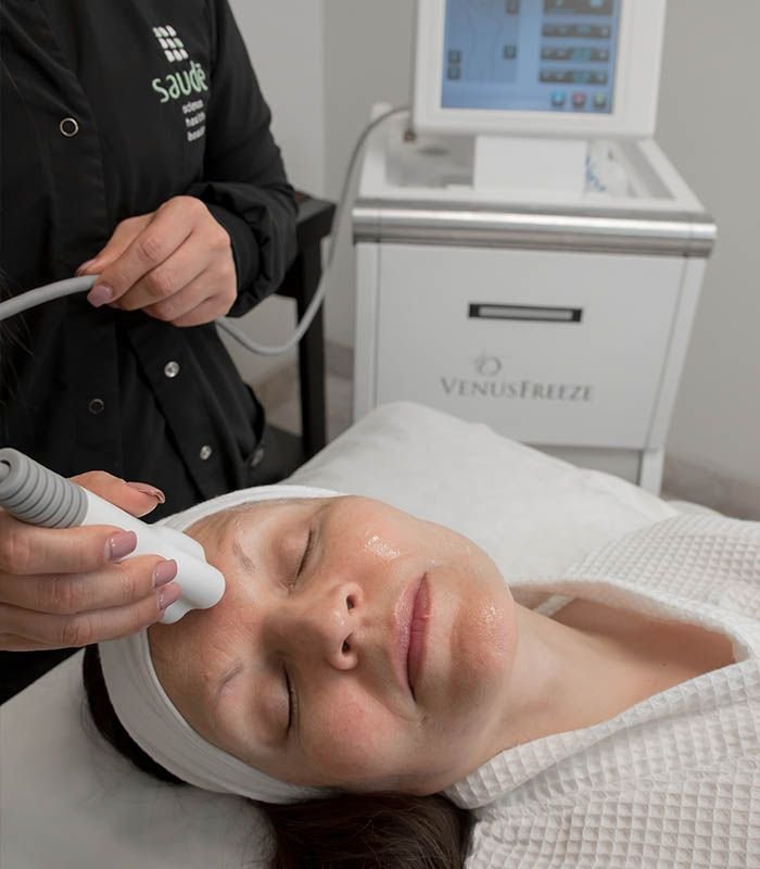 Radiofrecuencia Facial Venus Freeze en Saudé Spa Tijuana